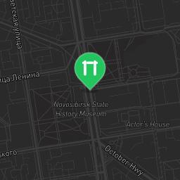 Map showing where Novosibirsk - Fitness Park - Стадион НГУ is