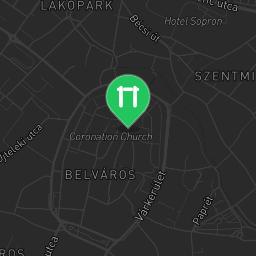 Map showing where Sopron - Calisthenics Park - Citadella Park is