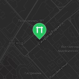 Map showing where Outdoor gym - Yagodninsky - Calisthenics workout is