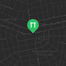 Map showing where Cambé - Calisthenics Park - Parque Zezão is