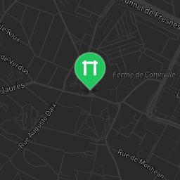 Map showing where Fresnes Outdoor Gym is