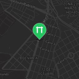 Map showing where Bodyweight workout - El Alto - Calisthenics workout is