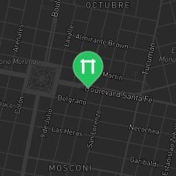 Map showing where Ernesto salva Outdoor Gym is