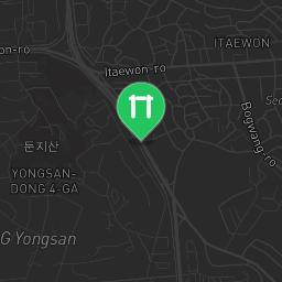 Map showing where Seoul - Calisthenics Equipment - Yongsan Park is