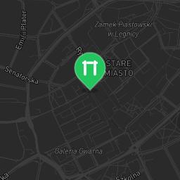 Map showing where Outdoor workout - Legnica - Calisthenics workout is