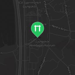 Map showing where Public gym park - Ljungskile - Calisthenics workout is