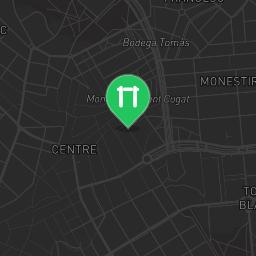 Map showing where Sant Cugat - Calisthenics Park - Parc del Turo de Can Mates is