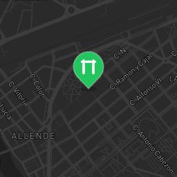 Map showing where Public gym park - Miranda de Ebro - Calisthenics workout is