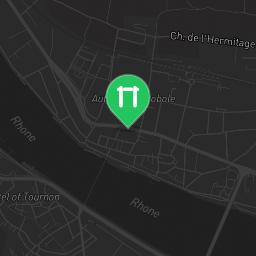 Map showing where Outdoor Fitness Tain-l'Hermitage is