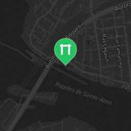 Map showing where McGill Calisthenics Park is