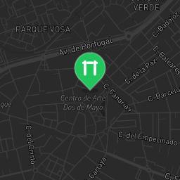 Map showing where Public gym park - Móstoles - Calisthenics workout is