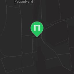 Map showing where Pécsudvard Outdoor Gym is