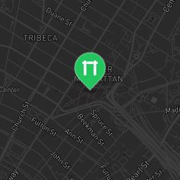 Map showing where Calisthenics Gym - The Training Lab NYC is