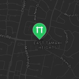 Map showing where Trim Trail Auckland is