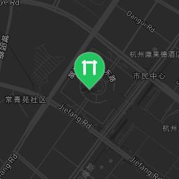 Map showing where Hangzhou - Calisthenics Park - Dong River is