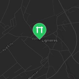 Map showing where Vita Parcours Lignières is