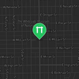 Map showing where GForce Fitness is