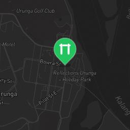 Map showing where Outdoor Gym Urunga Park Gym is