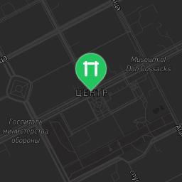 Map showing where Novocherkassk - Street Workout Park - Центр Эстетического Воспитания Детей is