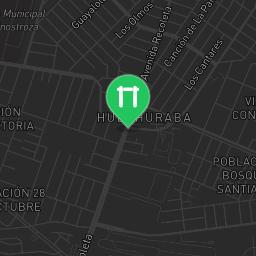 Map showing where Barras Pedro Fontova Huechuraba is