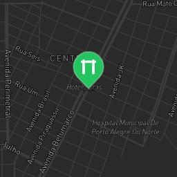 Map showing where Bodyweight workout - Porto Alegre do Norte - Calisthenics workout is