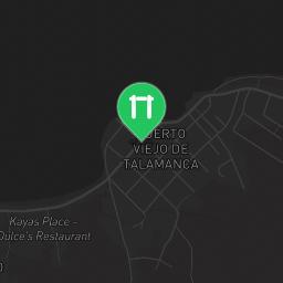 Map showing where Playa Cocoles Streetworkout is