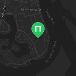 Map showing where Outdoor Gym Bridge Club Park Tweed Heads is