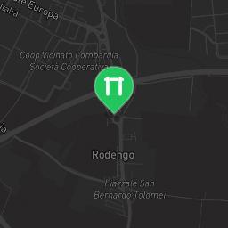 Map showing where Public gym park - Rodengo-Saiano - Calisthenics workout is