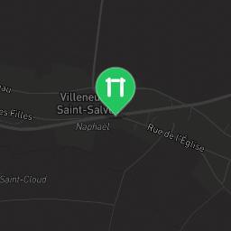 Map showing where Villeneuve-Saint-Salves - Street Workout Park is