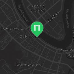 Map showing where Public gym park - Blumenau - Calisthenics workout is
