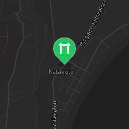 Map showing where Katakolon park / playground is