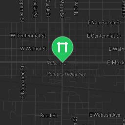 Map showing where Outdoor workout - Nappanee - Calisthenics workout is
