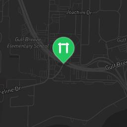 Map showing where Fitness Court Tiger Point Park - Calisthenics Park Santa Rosa County, FL is