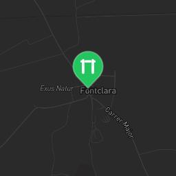 Map showing where Outdoor workout - Palau-sator - Calisthenics workout is