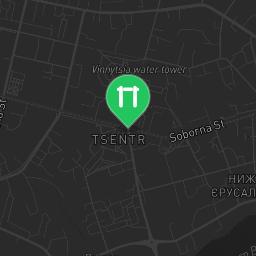 Map showing where Vinnytsia - Fitness Park - Винницкий Технический Коледж is