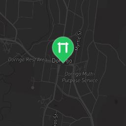 Map showing where Outdoor Gym Dorrigo is