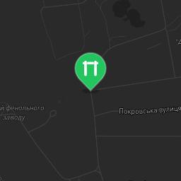 Map showing where Outdoor gym - Новгородське - Calisthenics workout is