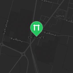 Map showing where Padua - Outdoor Exercise Park - Parco Fistomba is