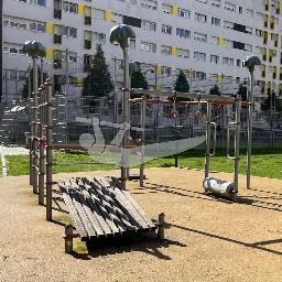 Calisthenics spot Outdoor Fitness Square Elisa Borey