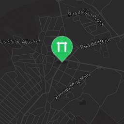 Map showing where Aljustrel - Outdoor Pull Up Bars is