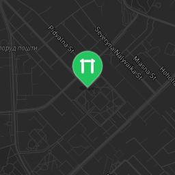 Map showing where Bila Tserkva - Street Workout Park - Школа №4 is