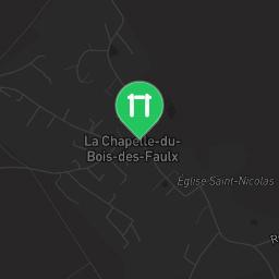 Map showing where Street Workout La Chappelle du Bois des Faucl is