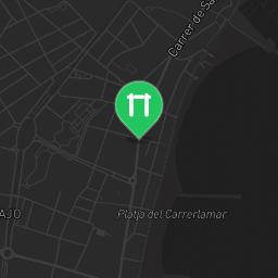 Map showing where Alicante - Calisthenics Gym - Playa Muchavista is