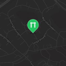 Map showing where Huddinge - Outdoor Exercise Gym - Visättra is