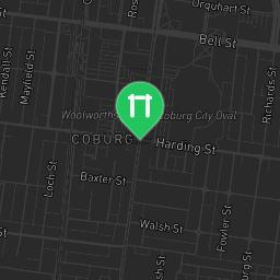 Map showing where Bodyweight gym - Melbourne - Calisthenics workout is