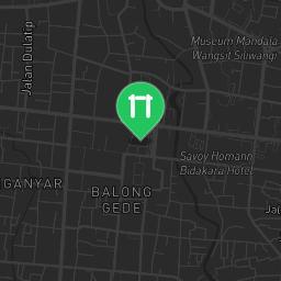 Map showing where Bandung - Calisthenics Park - Lapangan Futsal Supratman is