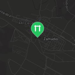 Map showing where Parque de calistenia y street workout Zamudio is