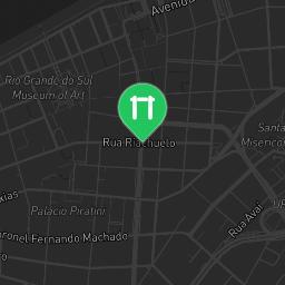 Map showing where Porto Alegre - Outdoor Gym - Praça Carlos Simão Arnt is