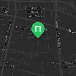 Map showing where Parque de Calistenia Calle Florencia is