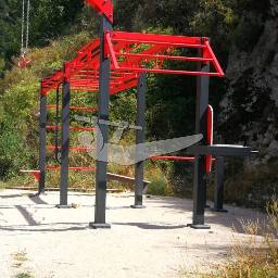 Calisthenics spot Sbarre sulla ciclabile
